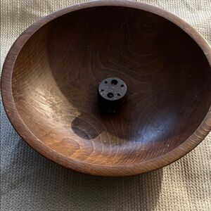 Wooden Bowl Nut Bowl 11 inch Teak